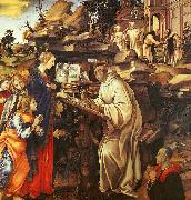 Filippino Lippi The Vision of St.Bernard China oil painting reproduction